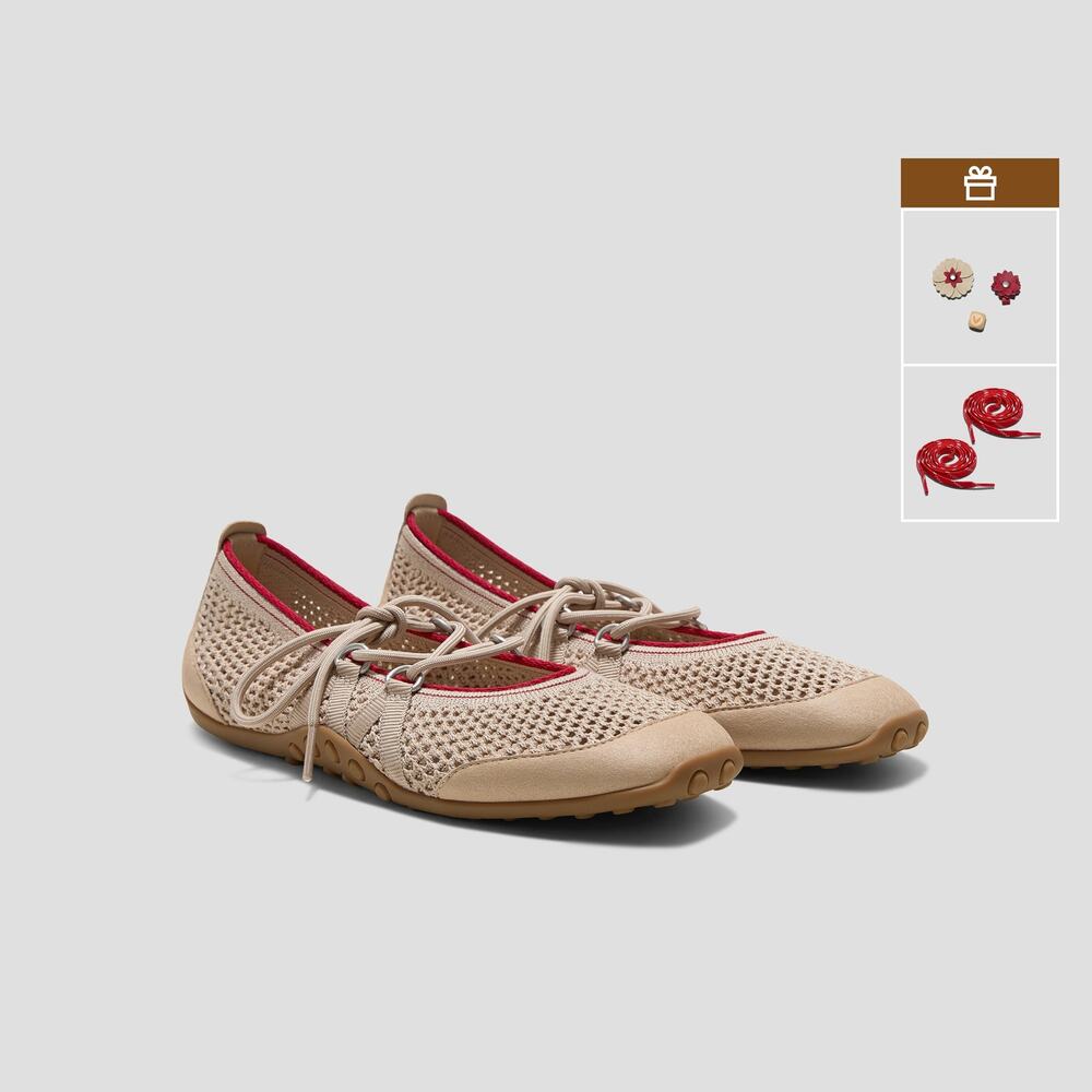 Vivaia Cecily Sporty Hybrid Mesh Mary Janes Bendable Almond Playful Charms 9.5 - Picture 3 of 11
